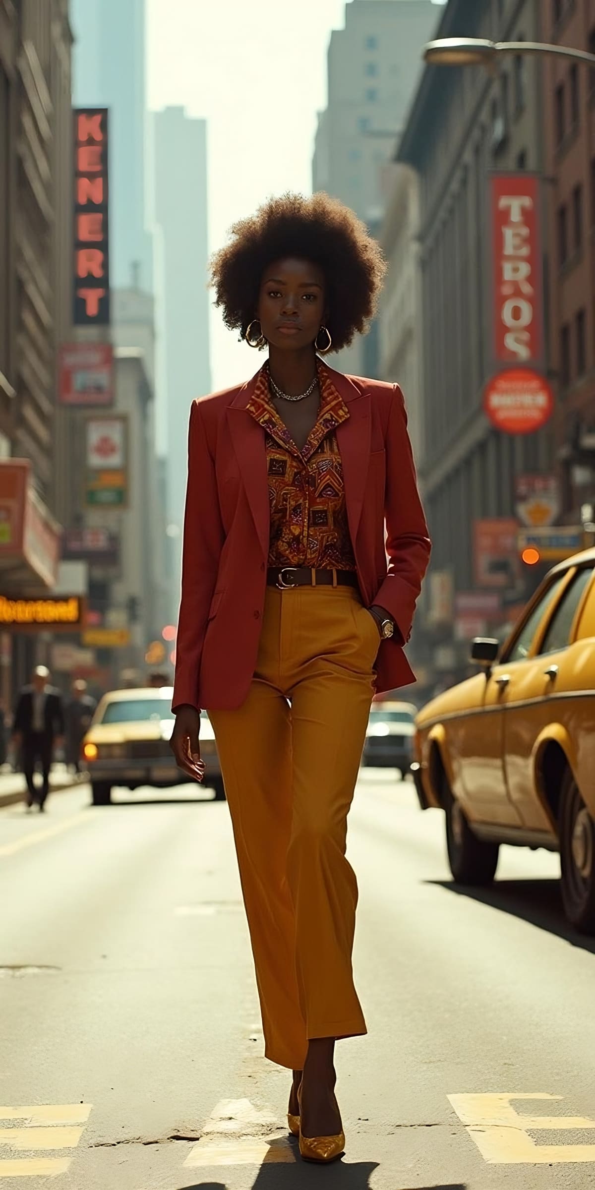 An African American woman in her early 30s, confide...